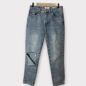 Cotton on busted knee distressed mom jeans